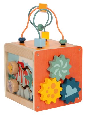 Cub educativ din lemn - DINO
