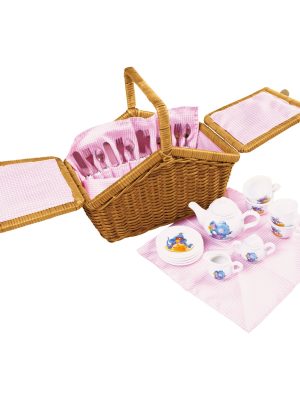 Coș de picnic de Poveste pentru Păpuși