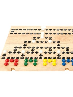 Joc de societate Small Foot Barricade, Lemn, 2-4 jucatori, Multicolor