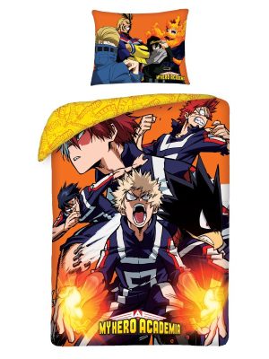 Academia de supereroi Fire husa de pat 140×200cm, 70×90 cm