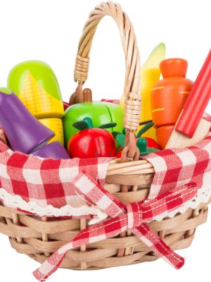 Coș de Cumpărături cu Fructe și Legume – Joacă Interactivă și Învățare