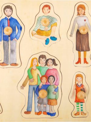 Puzzle „Familia Mea” – Joacă Educativă și Motricitate