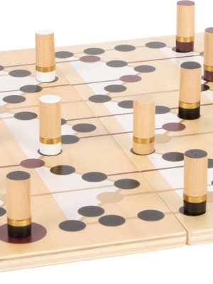 Joc 2 în 1 Ludo & Scări – Ediția Gold | Design Elegant și Compact