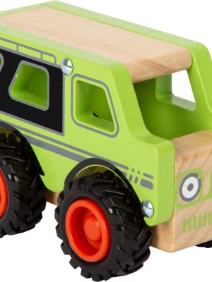 Vehicul de Teren din Lemn – Aventura Perfectă pentru Micii Exploratori