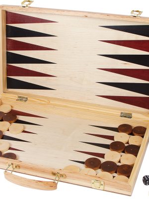 Set de Șah și Table – Eleganță și Distracție în Lemn