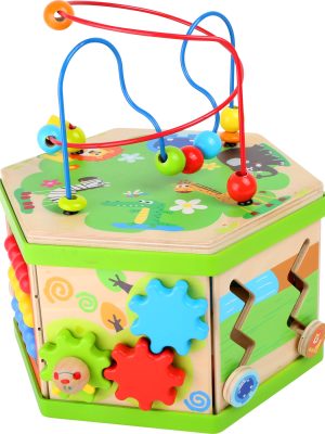 Cub de Activitate Motrică din Lemn – Explorare și Învățare prin Joacă