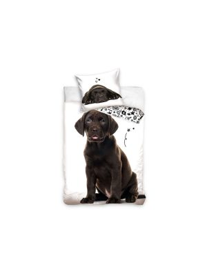 Animale Labrador Set de lenjerie de pat cu caini 140×200cm, 70×90 cm