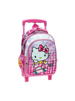 Hello Kitty Good Vibes rucsac cu roți pentru grădiniță, geantă 30 cm