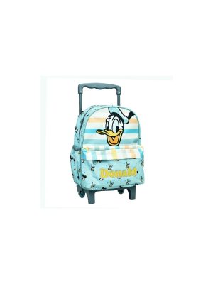 Disney Donald rucsac de grădiniță pe roți, geanta 30 cm