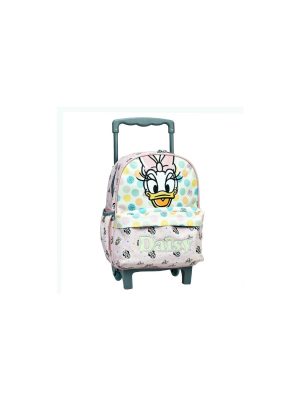 Disney Daisy rucsac de grădiniță pe roți, geantă 30 cm