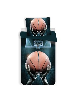 Baschet Basketball, set de lenjerie 140×200cm, 70×90 cm