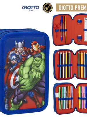 Avengers Team penar cu 3 compartimente, complet echipat