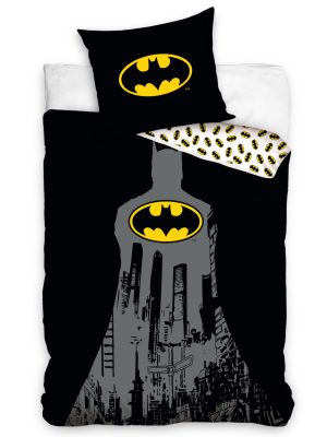 Batman Set de lenjerie de pat City 140×200cm, 70x90 cm