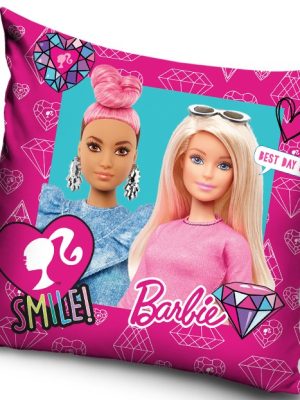 Barbie Smile husă de pernă 40x40 cm Catifea