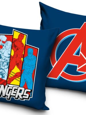 Avengers Husă pernă 40x40 cm Velur