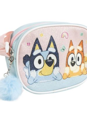 Bluey Besties geantă de umăr sclipitoare