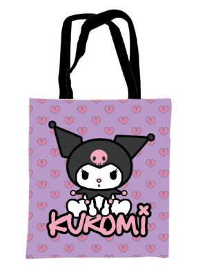 Hello Kitty Kuromi sac de pânză, geantă de cumpărături 44 cm