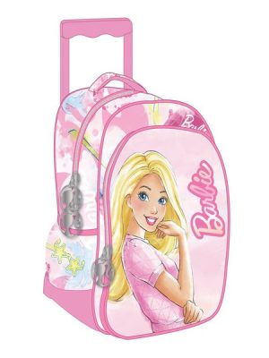 Barbie Paints rucsac de grădiniță pe roți, geantă 30 cm