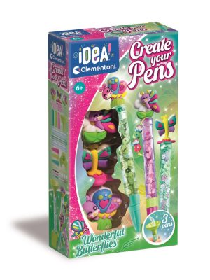 Colorat Butterflies set de realizare stilouri Clementoni