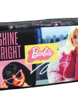 Barbie Shine Bright Penar cu 2 compartimente 26 cm