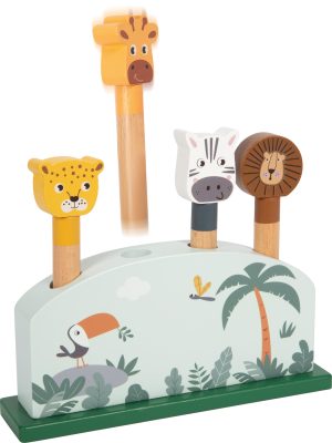 Jocul cu forme și animale săritoare „Safari”