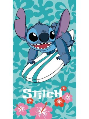 Disney Lilo și Stitch Surfing prosop de baie, prosop de plajă 70x140cm (Fast Dry)