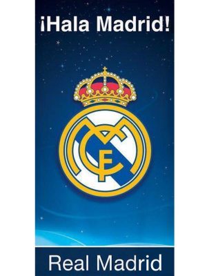 Real Madrid Fan Spirit prosop de baie, prosop de plajă 70x140 cm (Uscare rapidă)
